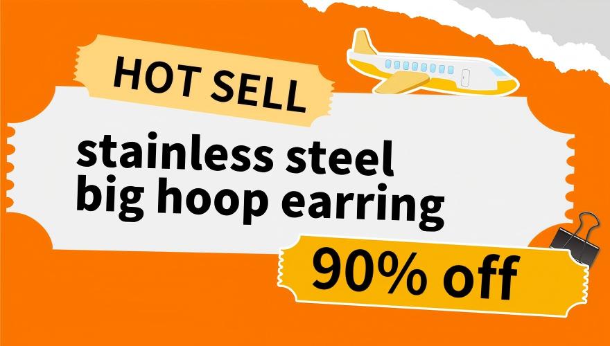 Big hoop earring promotion 90% off