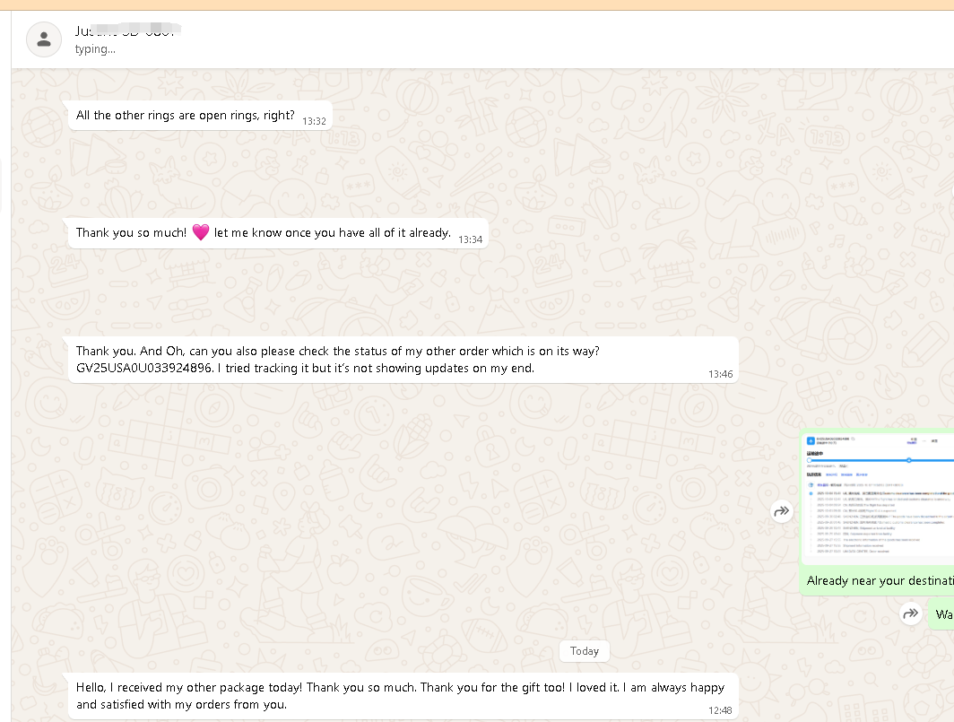 Customer feedback
