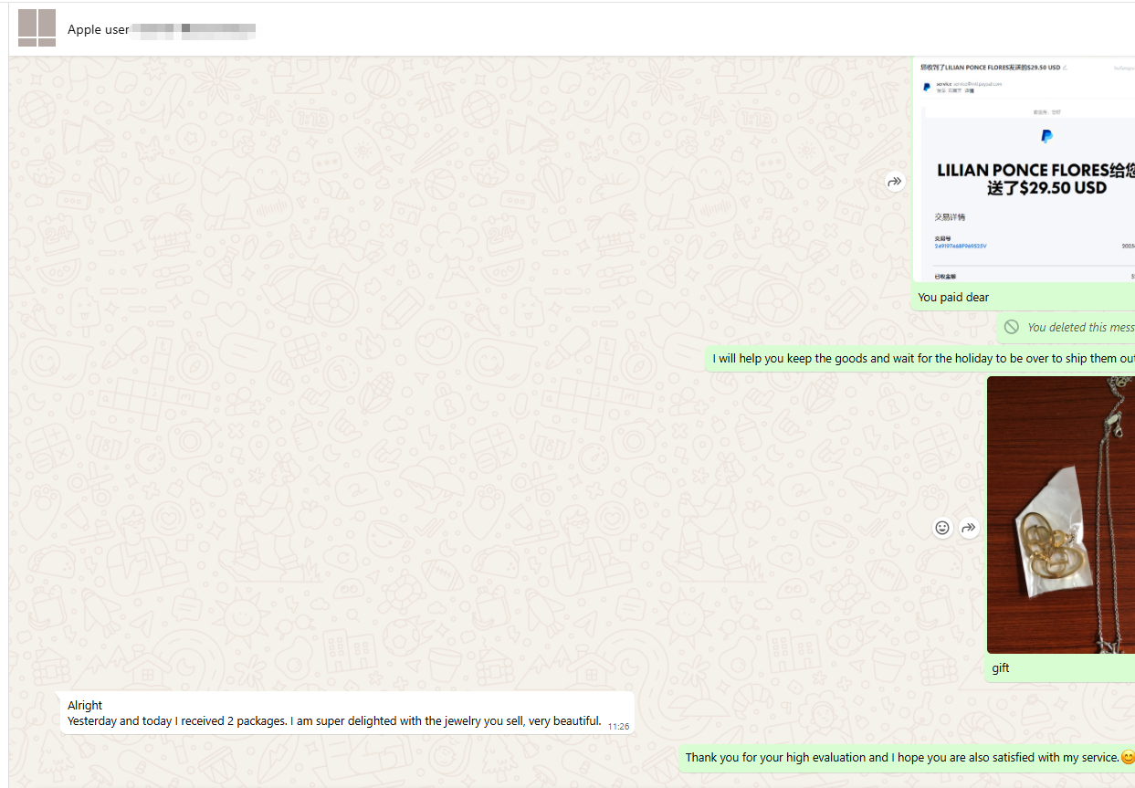 Customer feedback